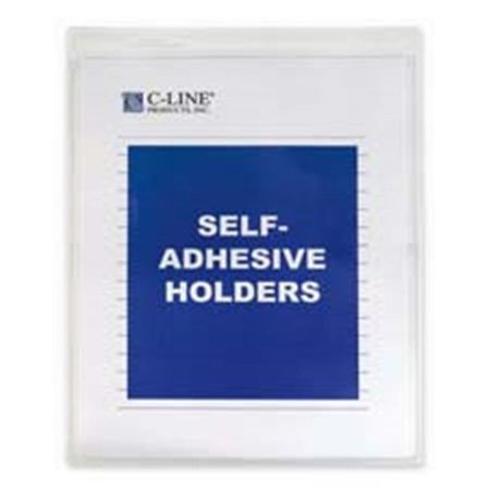 C-Line Products C-Line Products- Inc. CLI70912 Seal Shop Ticket Holder- Self Adhesive- 9in.x12in.- Clear 70912